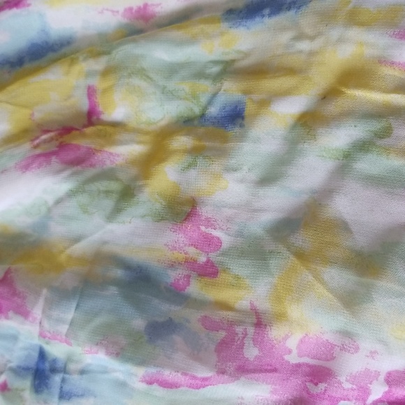 Anthropologie Voile Watercolor Midi Maxi Dress - Picture 4 of 11